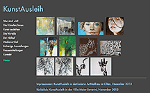 Webauftritt und Betrieb für KunstAusleih