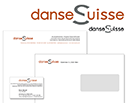 Briefschaften und Logo fü Danse Suisse